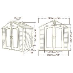 domek ogrodowy LIFETIME 6418 DIY