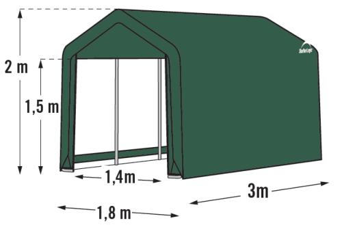 namiot plandekowy 1,8x3,0 m - 70471EU