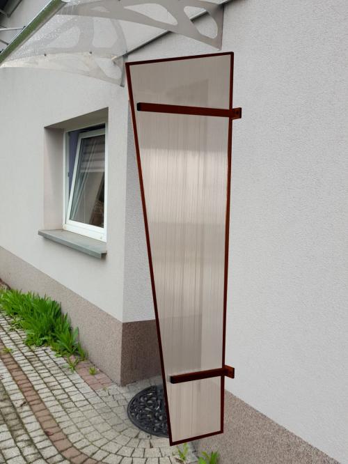 ścianka boczna LANITPLAST UNI brązowa/PC