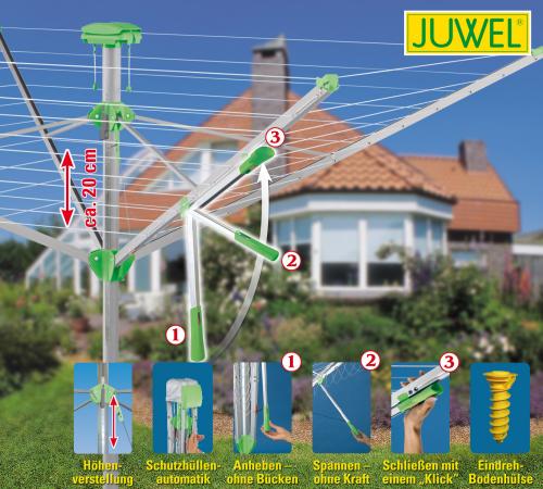 sušák na prádlo JUWEL NOVAPLUS 600 LIFT