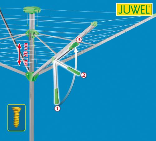 sušák na prádlo JUWEL NOVAPLUS 600 LIFT