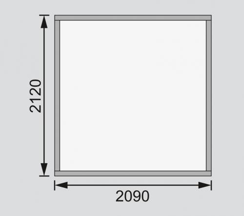 dřevěný domek KARIBU ASKOLA 2 (82901) terragrau