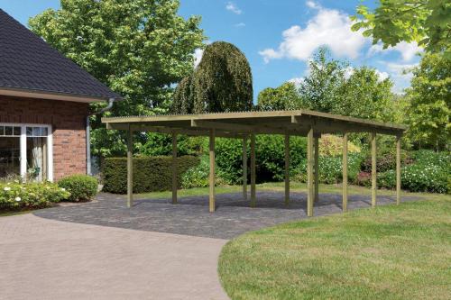 dvojitý carport KARIBU ECO 2A 62041