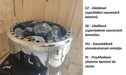 piec do sauny KARIBU 3,6 KW (71313) z zewnętrznym sterownikiem cyfrowym