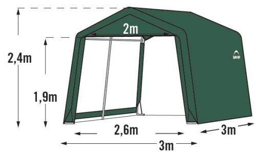 náhradní plachta pro přístřešek 3,0x3,0 m (70335EU)