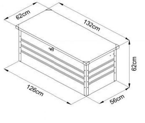 úložný box LANITPLAST MEDIUM 400 - II.jakost