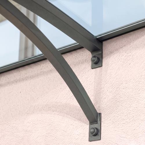 daszek nad drzwi LANITPLAST OTIS 160/85 antracyt