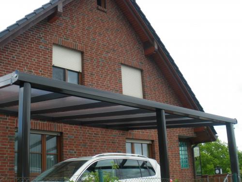 hliníková pergola SKYLUX CLIMALUX 7,0 x 3,5 m antracit + čirý PC