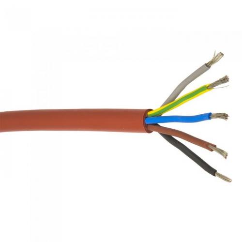silikonový kabel HARVIA SIHF 5 x 1,5 mm / 3 m pro světlo