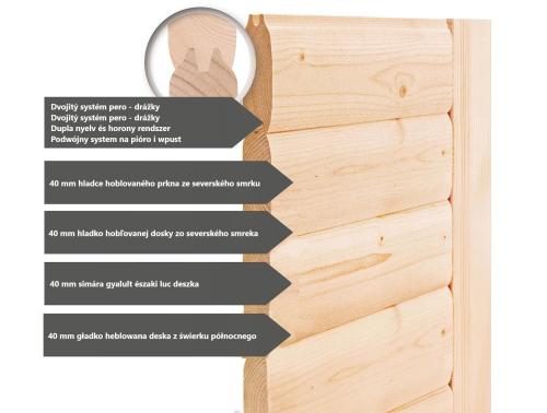 sauna fińska KARIBU AMARA (71285)