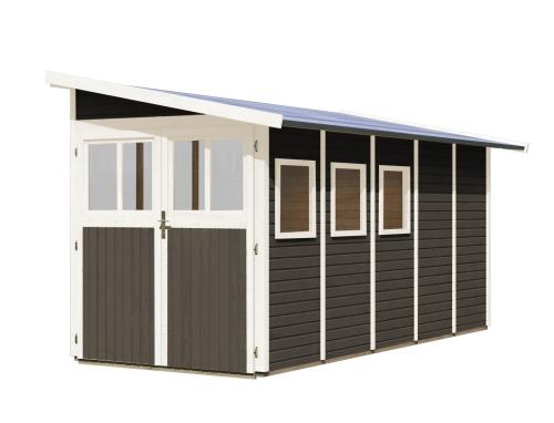 dřevěný domek KARIBU WANDLITZ 5 (73075) terragrau