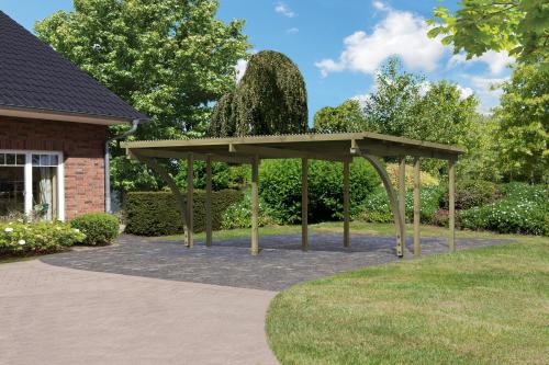 dvojitý carport KARIBU ECO 1A 62039