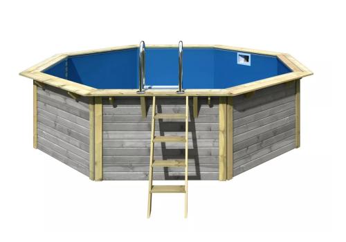 bazén KARIBU model X2 (39058) 4,7 x 4,7 m terragrau