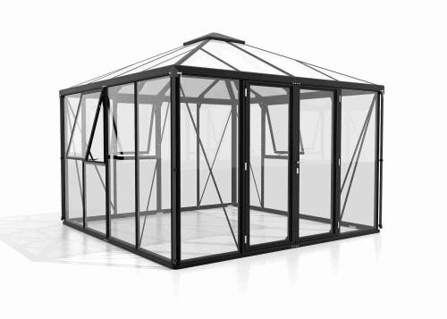 szklarnia ogrodowa VITAVIA FORTUNA czarna