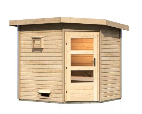 finská sauna KARIBU MIKKA (86231) natur 