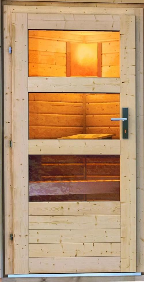 sauna fińska KARIBU PELLE (40175) natur