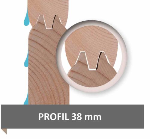 sauna fińska KARIBU PELLE (40175) natur