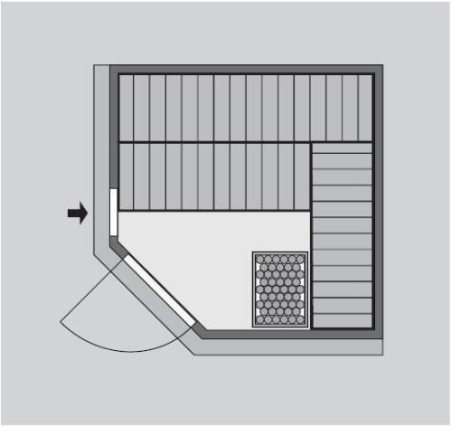 fínska sauna KARIBU JARIN (71348)