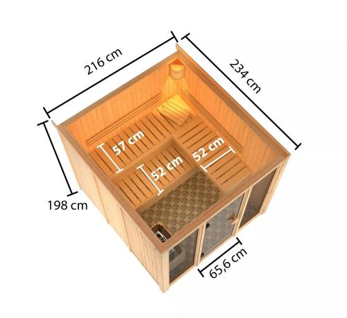 sauna fińska KARIBU ASKJA (35230)