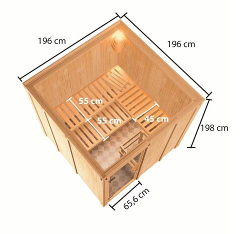 sauna fińska KARIBU OULU (6193)