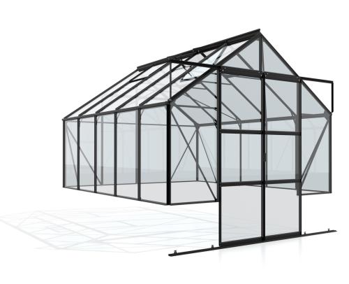 szklarnia VITAVIA CASSANDRA 8300 szkło 3 mm czarna