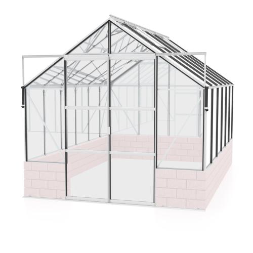 szklarnia VITAVIA CASSANDRA 9900 szkło 3 mm srebrna