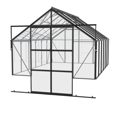 szklarnia VITAVIA CASSANDRA 9900 szkło 3 mm czarna