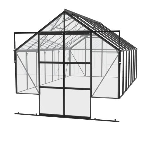 szklarnia VITAVIA CASSANDRA 11500 szkło 3 mm czarna