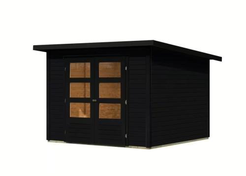 dřevěný domek KARIBU STOCKACH 4 (10933) černý