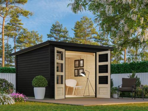 dřevěný domek KARIBU STOCKACH 4 (10933) černý