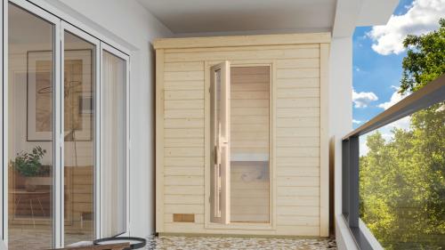 sauna fińska KARIBU HYTTI 0 (355) natur