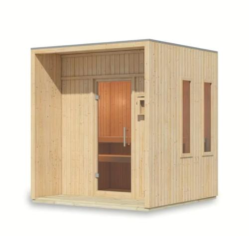 sauna fińska KARIBU ARCADIA (34254) natur