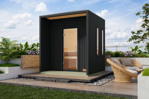 sauna fińska KARIBU ARCADIA (34255) czarna