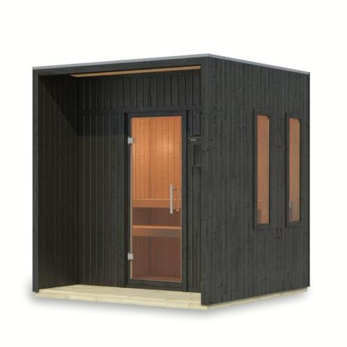 sauna fińska KARIBU ARCADIA (34255) czarna