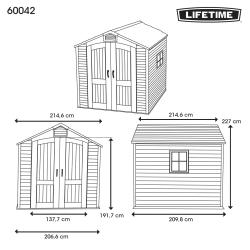 plastový domek LIFETIME model 60042