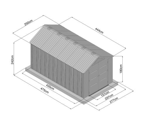 domek plastikowy LANITPLAST MONTANA 814