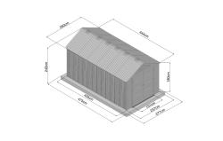 domek plastikowy LANITPLAST MONTANA 814