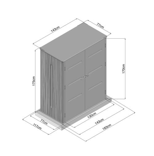skrzynia plastikowa LANITPLAST KANSAS