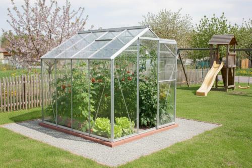 szklarnia LANITPLAST LIMES Viva V6/2 1,97x2 m szkło 3 mm