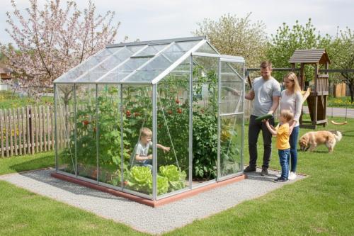 szklarnia LANITPLAST LIMES Viva V6/4 1,97x4 m szkło 3 mm