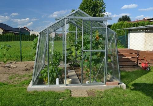 szklarnia LANITPLAST LIMES Viva V7/3 2,47x3 m szkło 3 mm