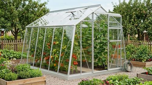 szklarnia LANITPLAST LIMES Viva V7/6  2,47x5,95 m szkło 3 mm