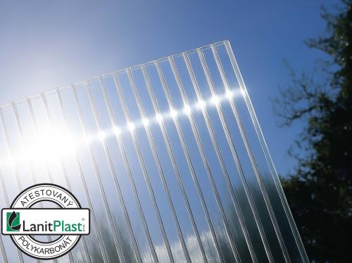 szklarnia LANITPLAST SARANA 8x14 PC 4 mm czarna