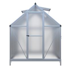 skleník LANITPLAST SARANA 6x8 PC 4 mm stříbrný - V212