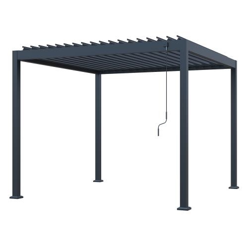 pergola bioklimatyczna LANITPLAST ALUGARDEN 3x3 m