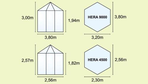 zahradní pavilon VITAVIA HERA 4500 zelený