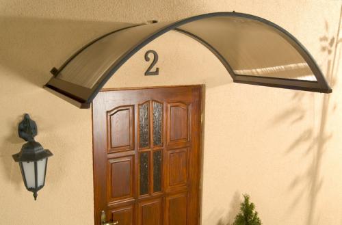 daszek nad drzwiam LANITPLAST ONYX 250/75 brąz