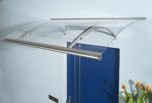 aluminiowy daszek nad drzwi LANITPLAST OLOR 160/87 srebrny